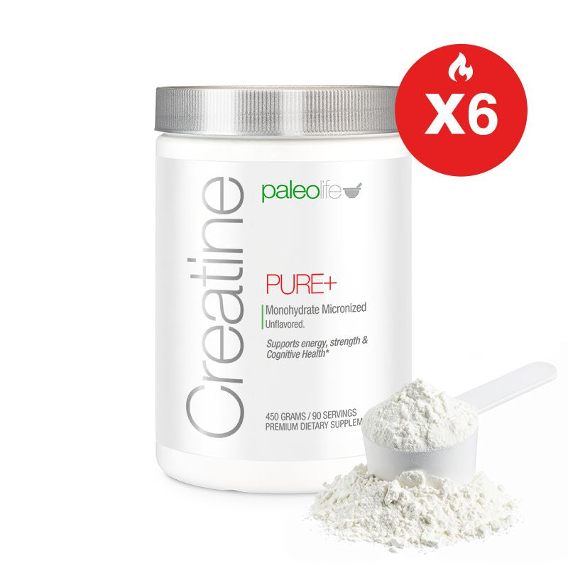 Paleolife Creatine Pure+ White Smoke 6 Pack