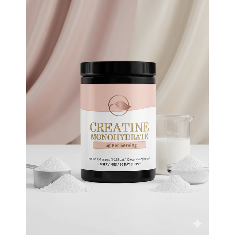 Bellawell Health CREATINE Powder - High Energy Compound Powder Light Gray