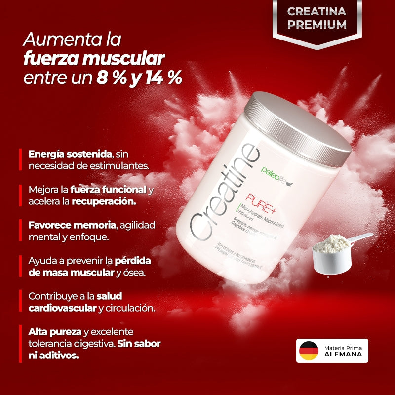 Paleolife Creatine Pure+: Strength and energy (Edición Limitada)