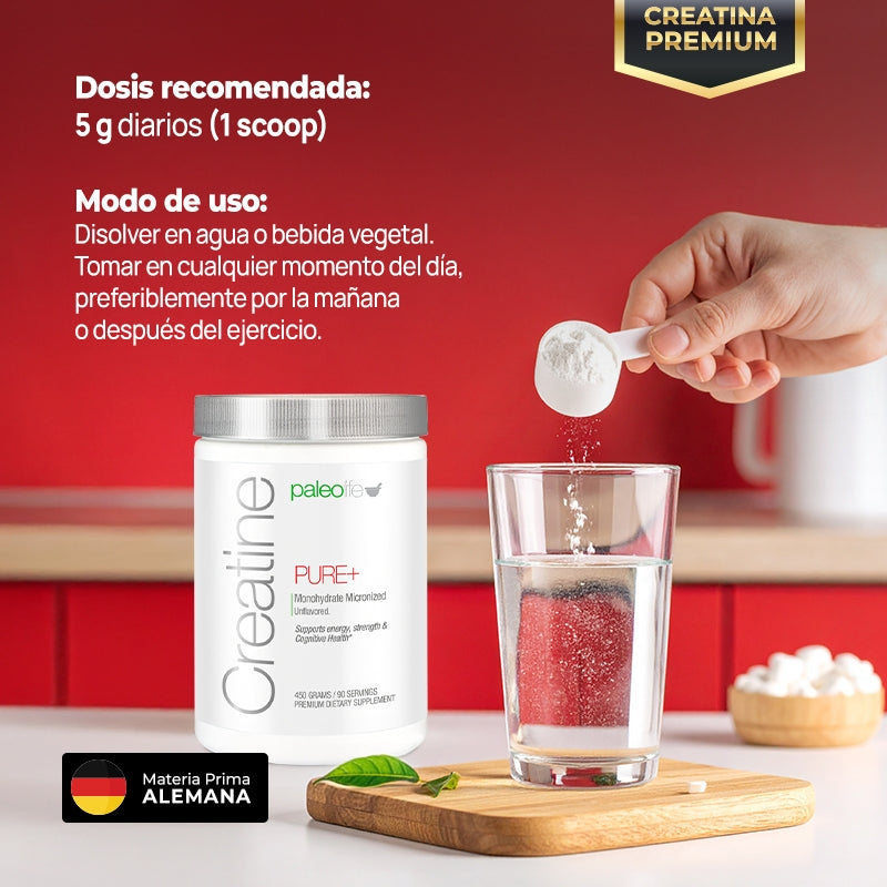 Paleolife Creatine Pure+: Strength and energy (Edición Limitada)
