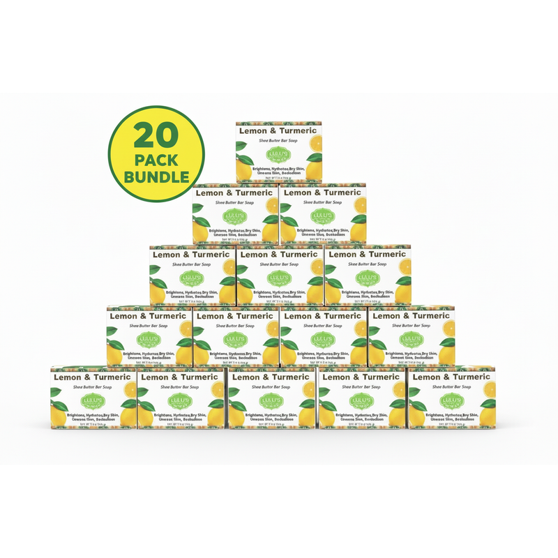 Lulu’s Holistics Lemon Turmeric Shea Butter Bar Soap – Brightening Cleanse Bar soap