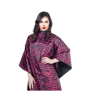 VIP Extensions Cricket Flip Reversible Zebra All Purpose Cape for Salon Barbershop Professionals Salon Supplies
