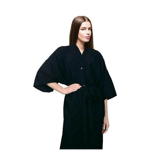 VIP Extensions Cricket Preview Stylist Microfiber Cover-Up, Black Salon Cape