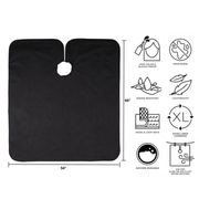 VIP Extensions Cricket Repel All Purpose Cape Black Salon Supplies