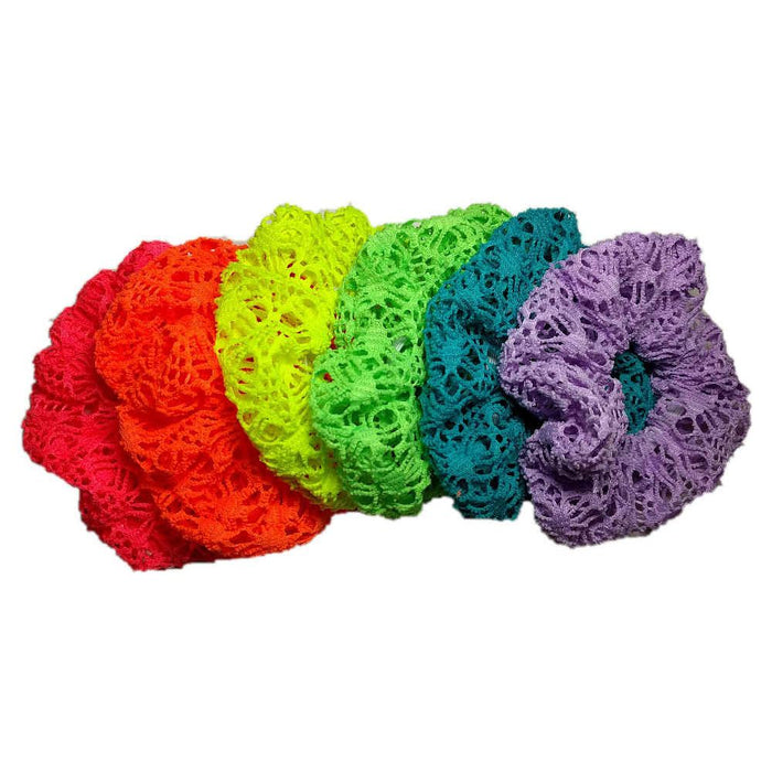 Threddies Crochet Lace Scrunchies