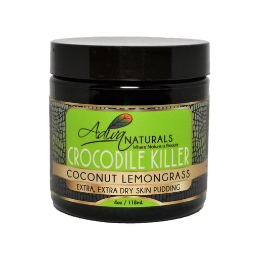 Adiva Naturals Crocodile Killer Dry Skin Pudding - Coconut Lemongrass (3 sizes) Moisture
