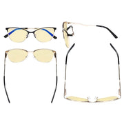 eyekeeper.com Crystal Blue Light Blocking Eyeglasses LX19014-BB60 Eyeglasses