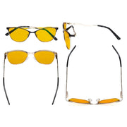 eyekeeper.com Crystal Blue Light Blocking Eyeglasses LX19014-BB90 Eyeglasses