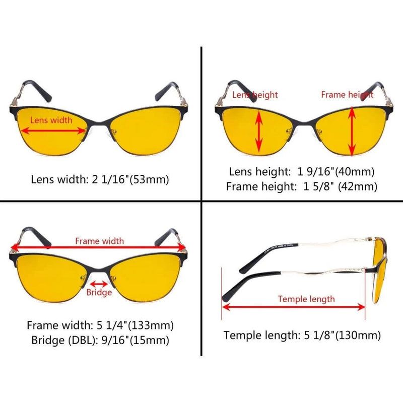 eyekeeper.com Crystal Blue Light Blocking Eyeglasses LX19014-BB90 Eyeglasses