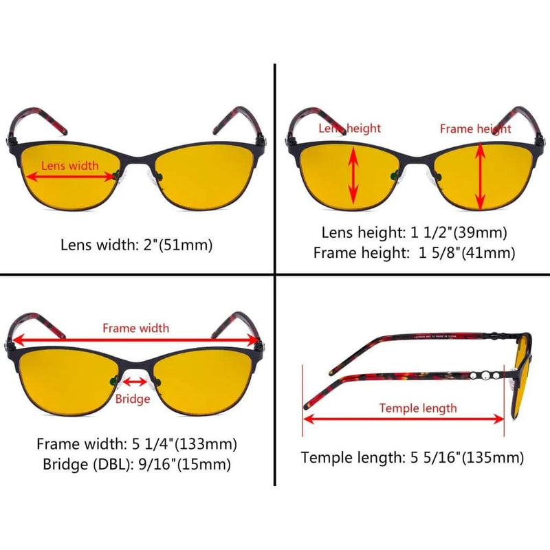 eyekeeper.com Crystal Blue Light Blocking Eyeglasses LX19020-BB90 Eyeglasses