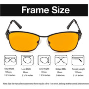 eyekeeper.com Crystal Blue Light Blocking Reading Glasses 4-LX17001 Eyeglasses