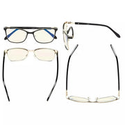 eyekeeper.com Crystal Blue Light Blocking Reading Glasses LX17020 Eyeglasses