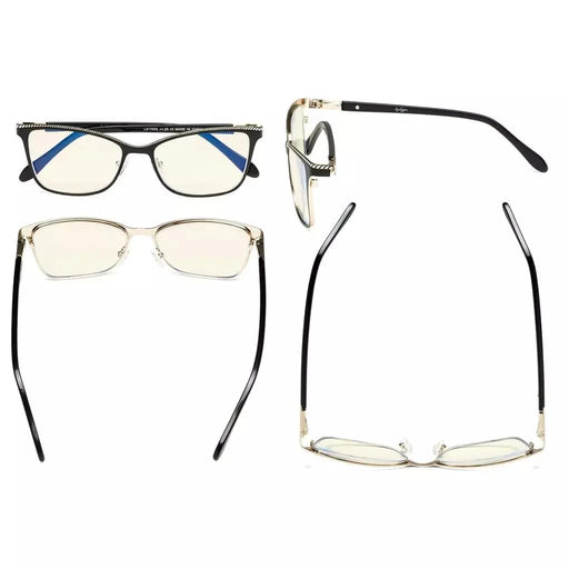 eyekeeper.com Crystal Blue Light Blocking Reading Glasses LX17020 Eyeglasses