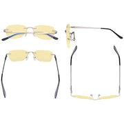 eyekeeper.com Rimless Blue Light Blocking Reading Glasses TMWK9907A Eyeglasses