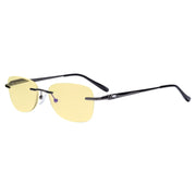 eyekeeper.com Rimless Blue Light Blocking Reading Glasses TMWK9907A Eyeglasses
