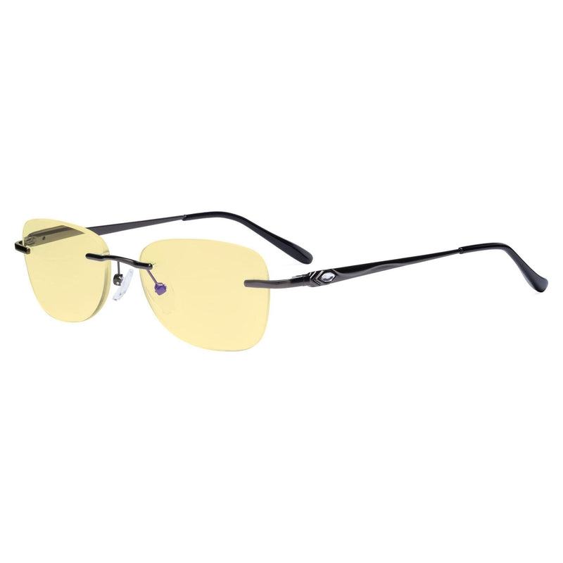 eyekeeper.com Rimless Blue Light Blocking Reading Glasses TMWK9907A Eyeglasses