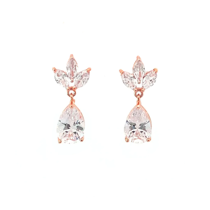 Drew Crystal Teardrop Earrings