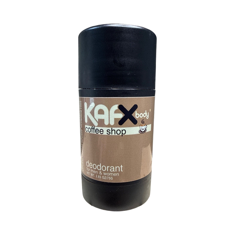 KAFX Body Coffee Shop Coffee-Infused Natural Deodorant – Real Coffee Scent & Safe for All Deodorant