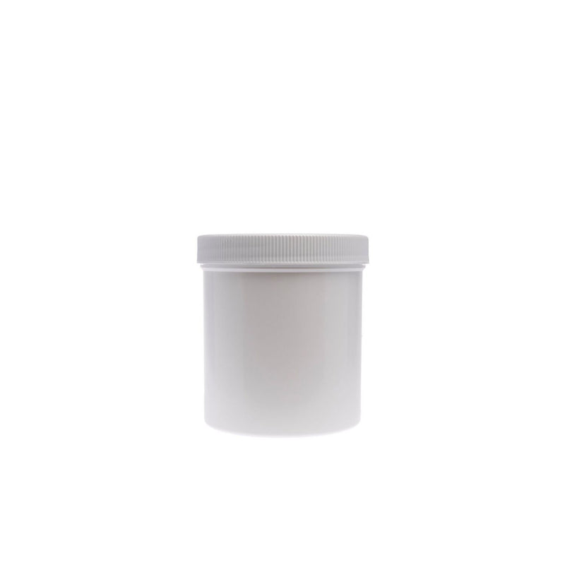 Centor Centor White Plastic Ointment Jars, 16 oz (Case of 9) Medical Supplies