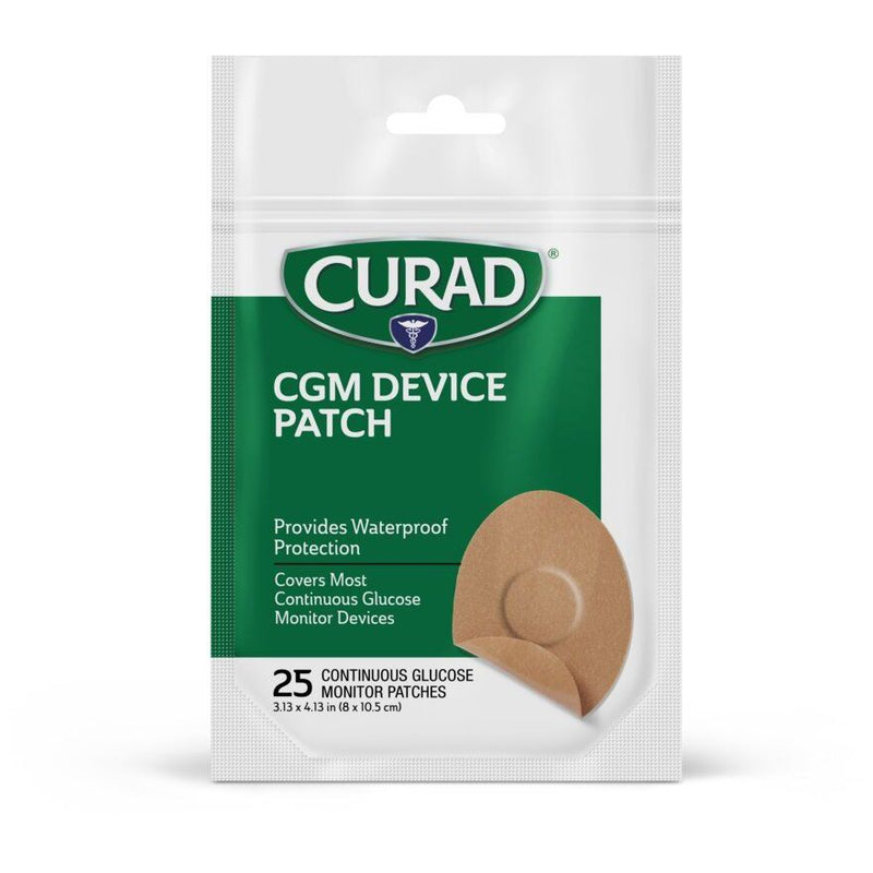 Curad CURAD Continuous Glucose Monitor (CGM) Device Patches, 25 Count Medical Tape & Bandages