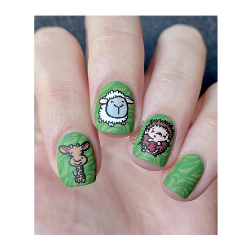 UberChic Beauty Tiny Little Animals-01 Stamping Plate