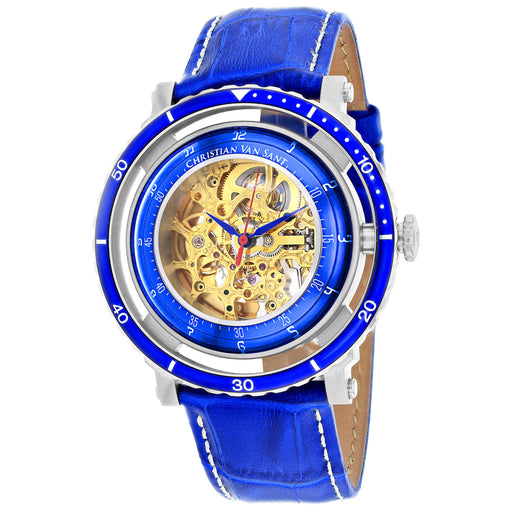 Bids.com Christian Van Sant Men's Dome Watches White Smoke Default Title