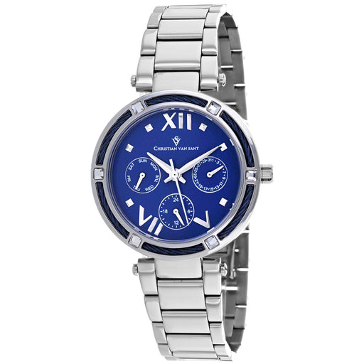 Bids.com Christian Van Sant Women's Sienna Watches White Smoke Default Title