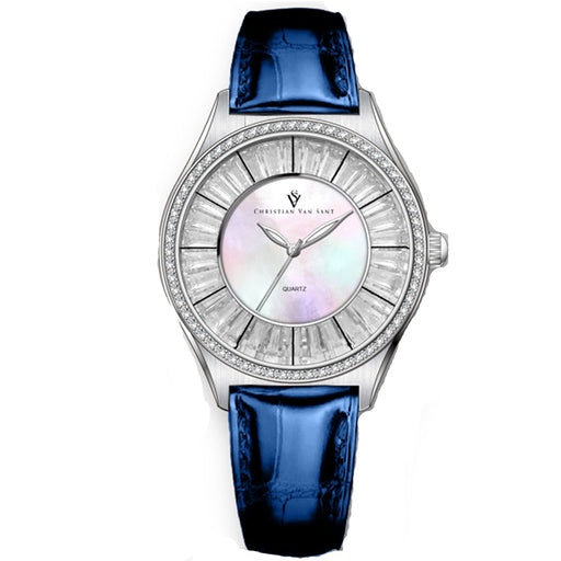 Bids.com Christian Van Sant Women's Luna Watches White Smoke Default Title