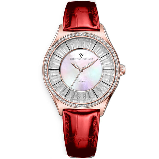 Bids.com Christian Van Sant Women's Luna Watches White Smoke Default Title