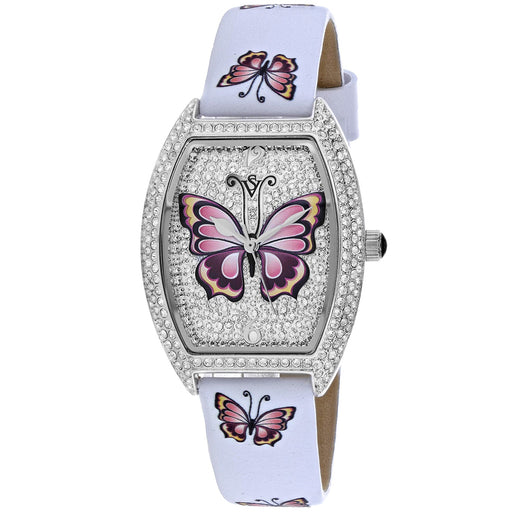 Bids.com Christian Van Sant Women's Papillon Watches White Smoke Default Title