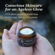 Chagrin Valley Soap & Salve Whipped Squalane Face & Eye Cream Facial Cleansers and Moisturizers Black 1 fl oz Jar