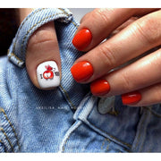 nbmsupply Komilfo Gel Polish Deluxe Series D078 (coral red, enamel), 8 ml 111078