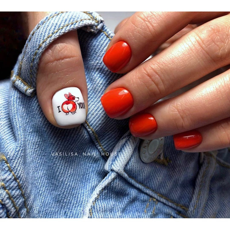 nbmsupply Komilfo Gel Polish Deluxe Series D078 (coral red, enamel), 8 ml 111078