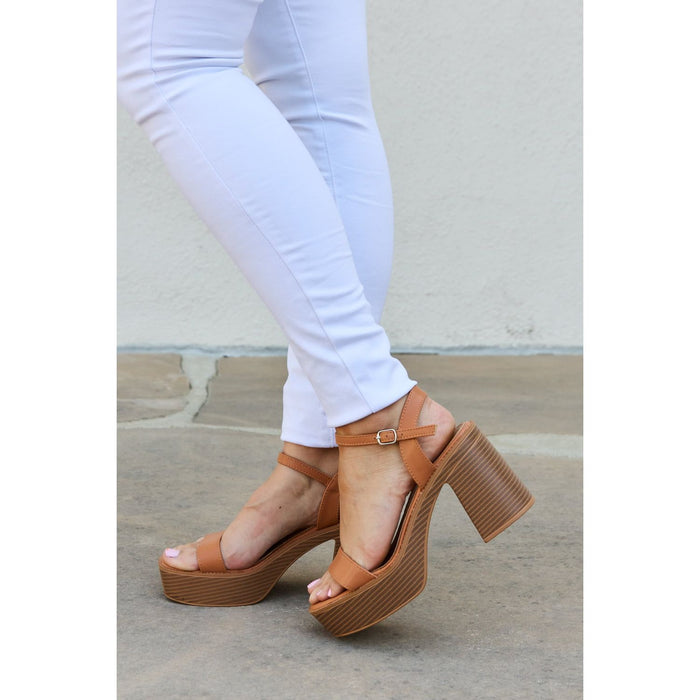 Weeboo Feel It Platform Heel Sandals