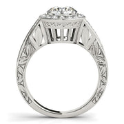 Bids.com Halo Set Diamond Engagement Ring in 14k White Gold (1 5/8 cttw) Rings
