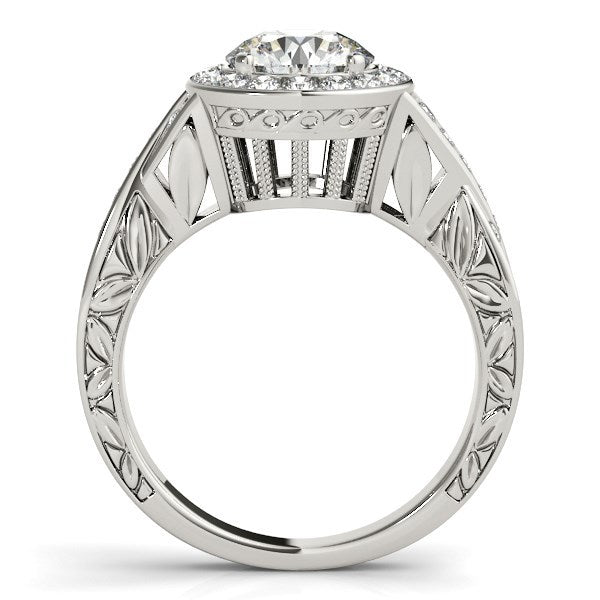 Bids.com Halo Set Diamond Engagement Ring in 14k White Gold (1 5/8 cttw) Rings