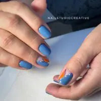 nbmsupply Komilfo GEL POLISH DELUXE SERIES D130 (DARK, GRAY-BLUE, ENAMEL), 8 ML