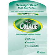 Colace Colace 2-In-1 Tablets Stool Softener & Stimulant Laxative - 10 Count Health Care Light Gray