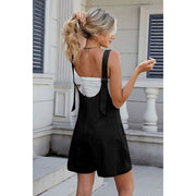 Mill's Beauty Supply V-Neck Adjustable Strap Romper