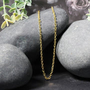 Bids.com 2.3mm 14k Yellow Gold Diamond Cut Cable Link Chain Necklaces