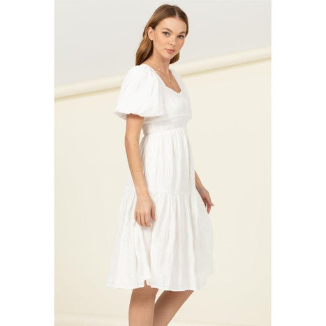 Find Me Again Tiered Midi Dress