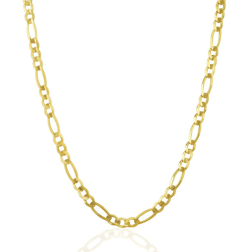 Bids.com 4.5mm 14k Yellow Gold Solid Figaro Chain Necklaces