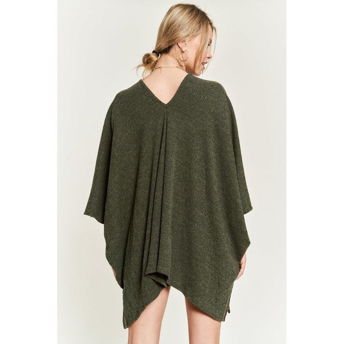 VNECK PONCHO TOP