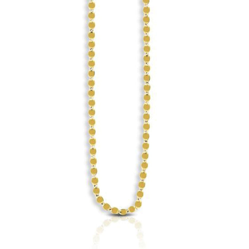 Bids.com 14k Yellow Gold Oval Mirror Chain (2.20 mm) Necklaces