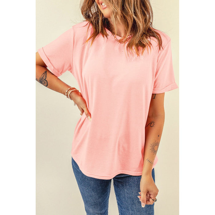 Round Neck Short Sleeve T-Shirt