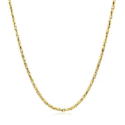 Bids.com Diamond Cut Fancy Links Pendant Chain in 14k Yellow Gold (1.5mm) Necklaces