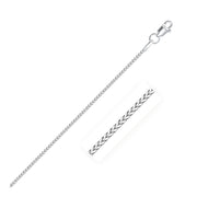 Bids.com 14k White Gold Franco Chain 0.9mm Necklaces