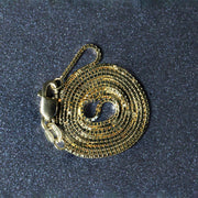 Bids.com 14k Yellow Gold Classic Box Chain 0.8mm Necklaces