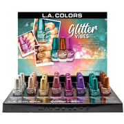 Mill's Beauty Supply L.A. Colors Glitter Vibes Nail Polish, 1pc Nail Products