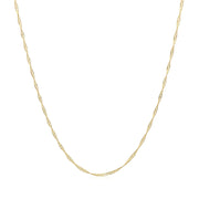 Bids.com 14k Yellow Gold Singapore Chain 0.6mm Necklaces